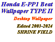 Information - Honda E-PP1 Beat Wallpaper Type II